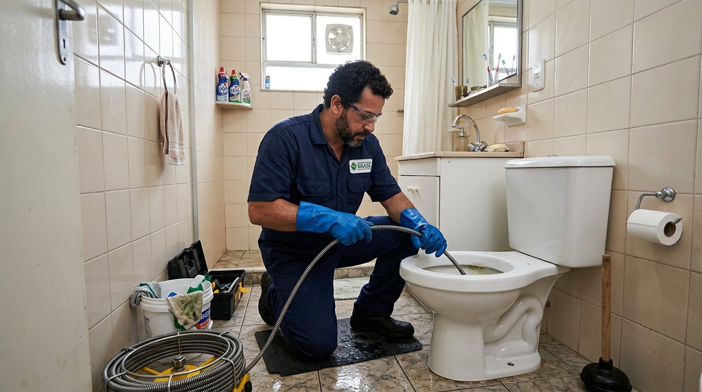 Desentupimento de vaso sanitário em Niterói-RJ