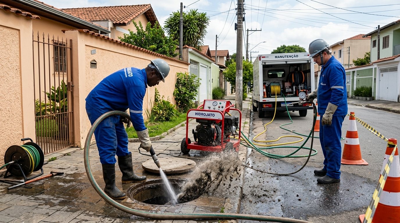 Limpeza de tubulação em Niterói-RJ